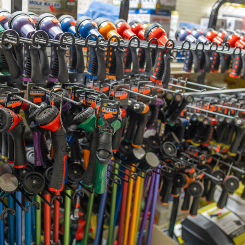 Supplies on display inside of Metcalf's Trading Post