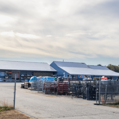 Supplies on display inside of Metcalf's Trading Post