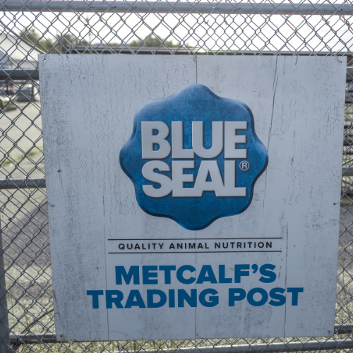 Supplies on display inside of Metcalf's Trading Post
